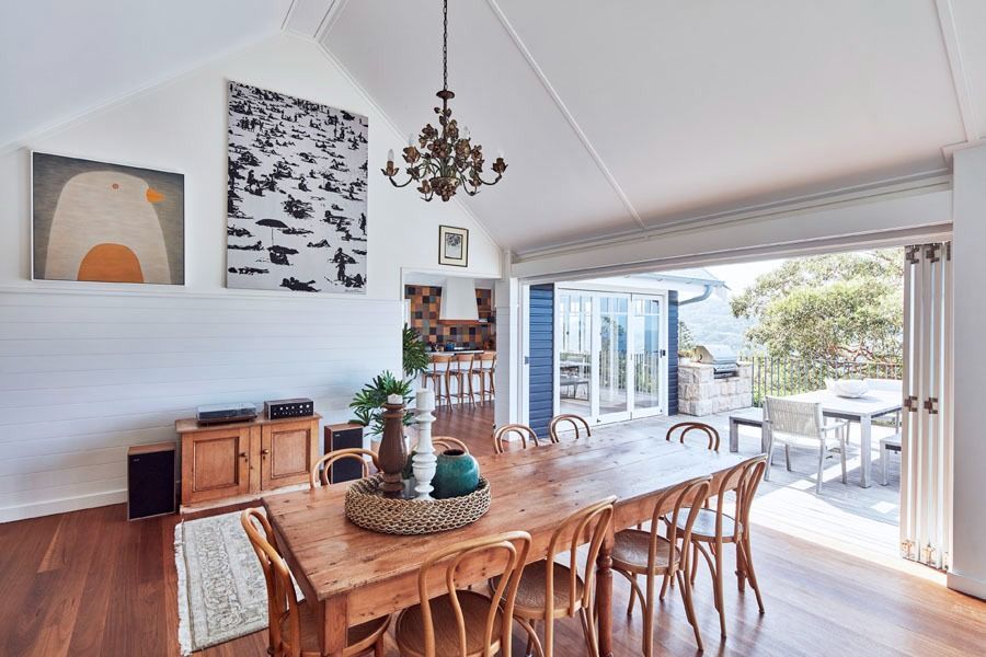 Bright Dining Room with Open Sliding Doors to A Sunny Patio — Fineworx Joinery in Warnervale, NSW