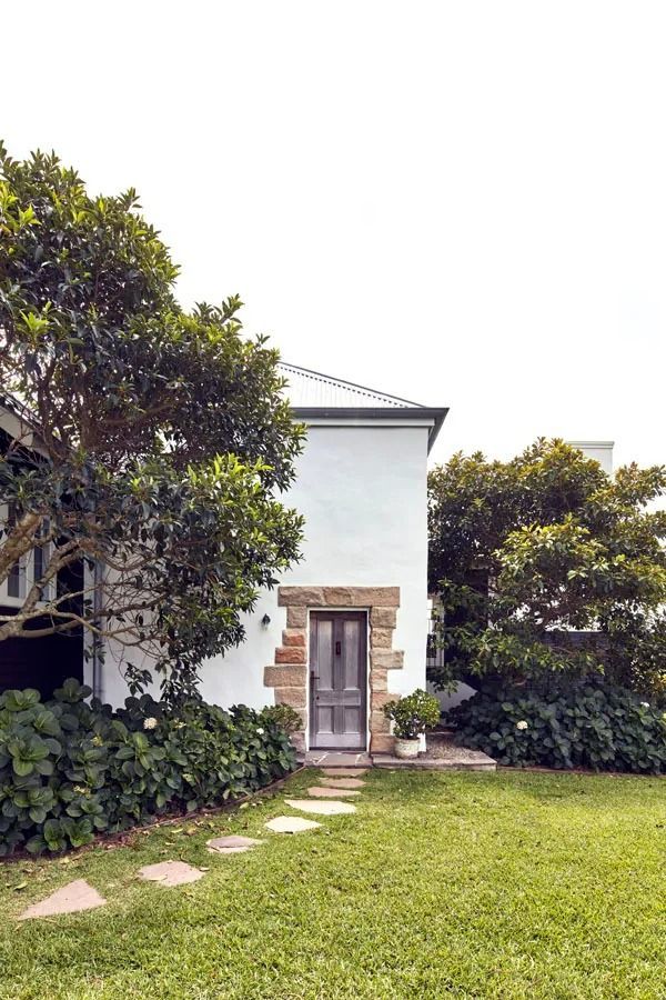 White House with A Wooden Door — Fineworx Joinery in Warnervale, NSW