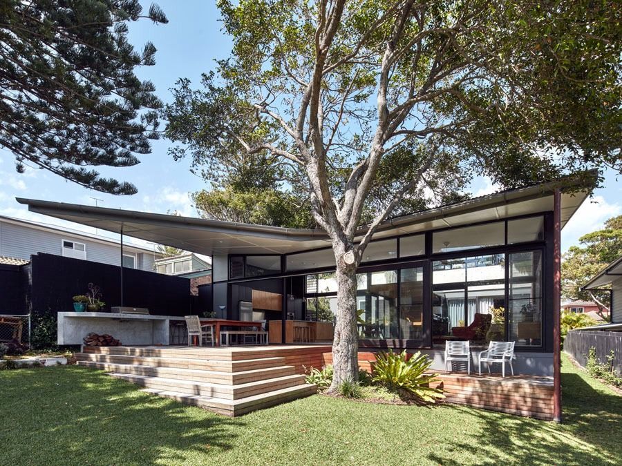 Modern House with Large Glass Windows — Fineworx Joinery in Warnervale, NSW