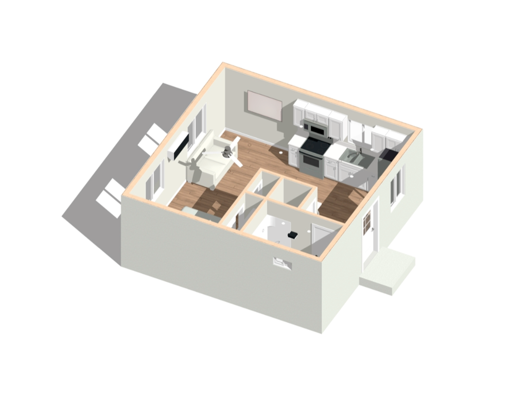 ADU floor plan example