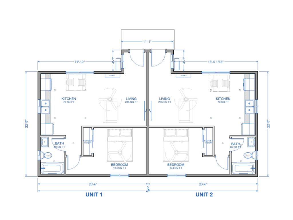 2 unit adu floorplan