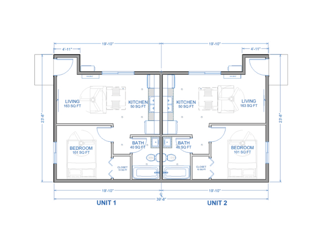 2 unit adu floorplan