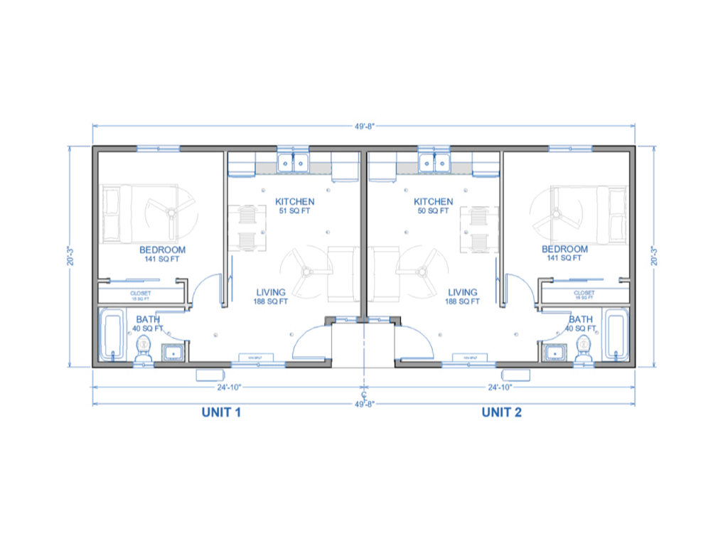 2 unit adu floorplan