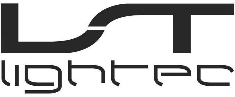 Logo for Lightec. The top text is LST in a stylized design. The word "lightec" is beneath in a futuristic font.