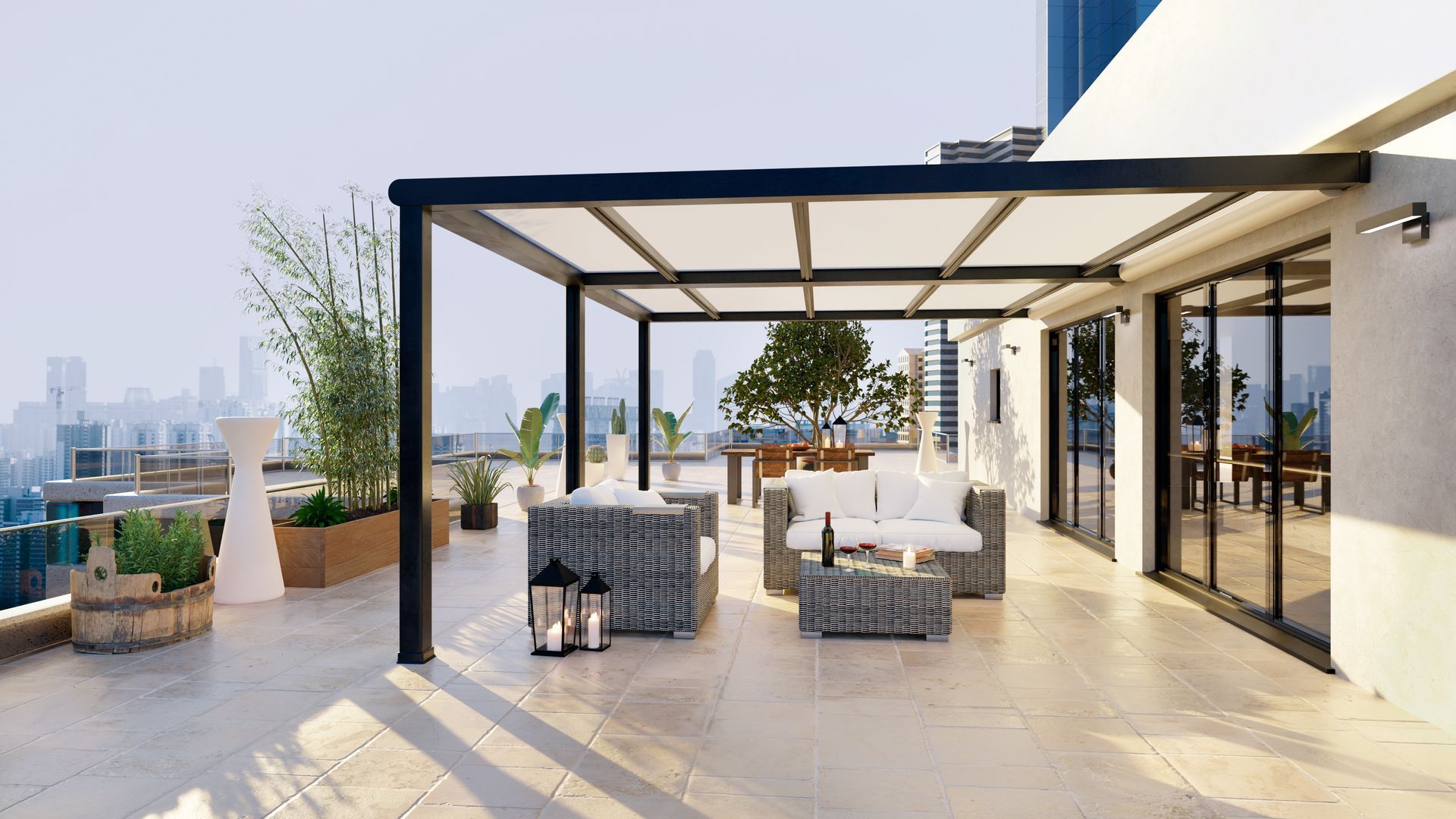 pergotende terrazzo