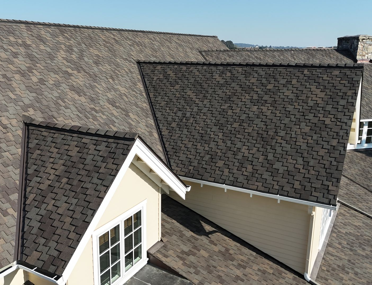 Professional roofing tools on a roof in Salem, OR.