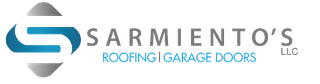 The logo for sarmiento 's roofing and garage doors llc