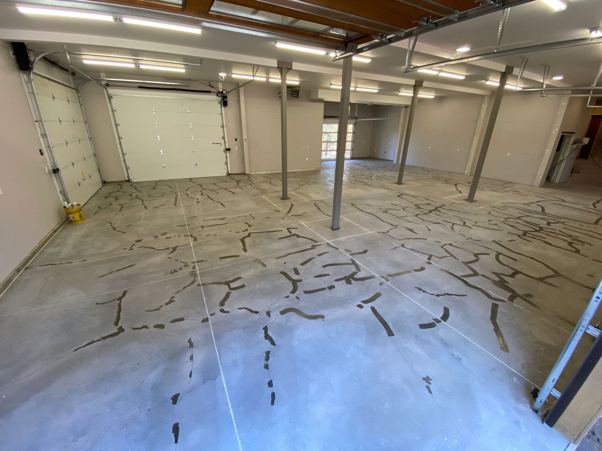 Before Adding Epoxy In Garage — Salem, OR — Elite Surface Coatings