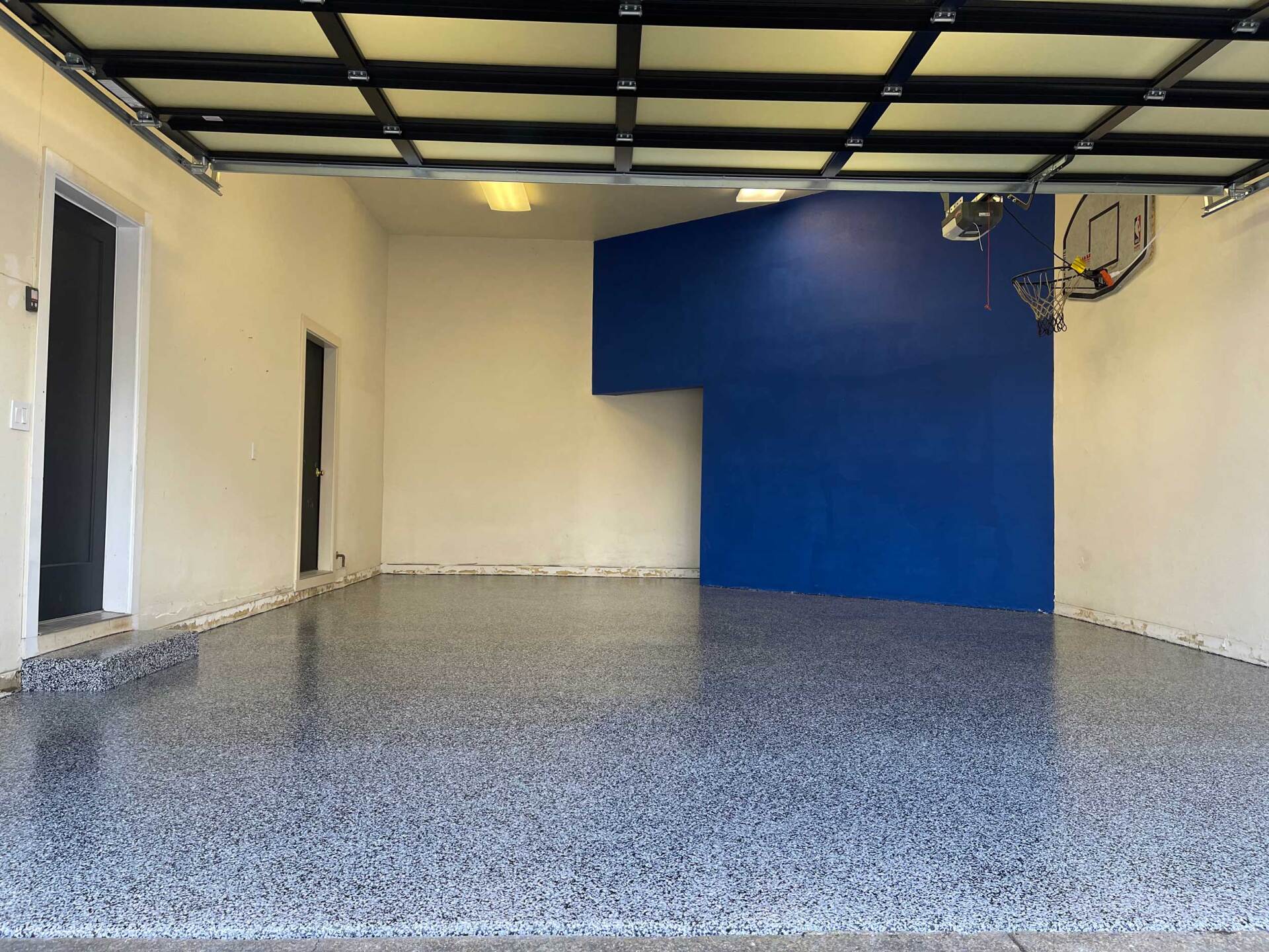 After Adding Garage Epoxy — Salem, OR — Elite Surface Coatings