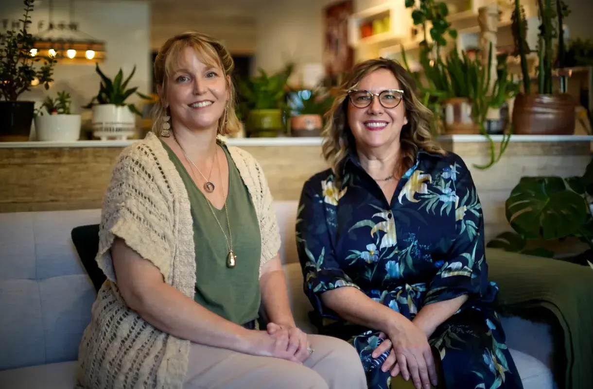 Owners of Franny's Farmacy Raleigh Loren Kent and Paula Mancini