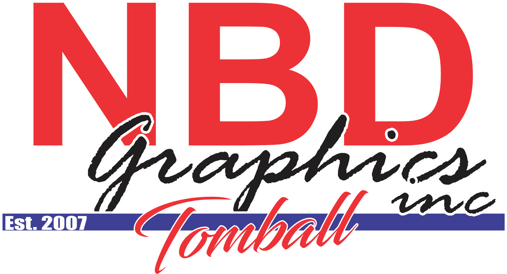 NBD Graphics logo - custom print and sign products