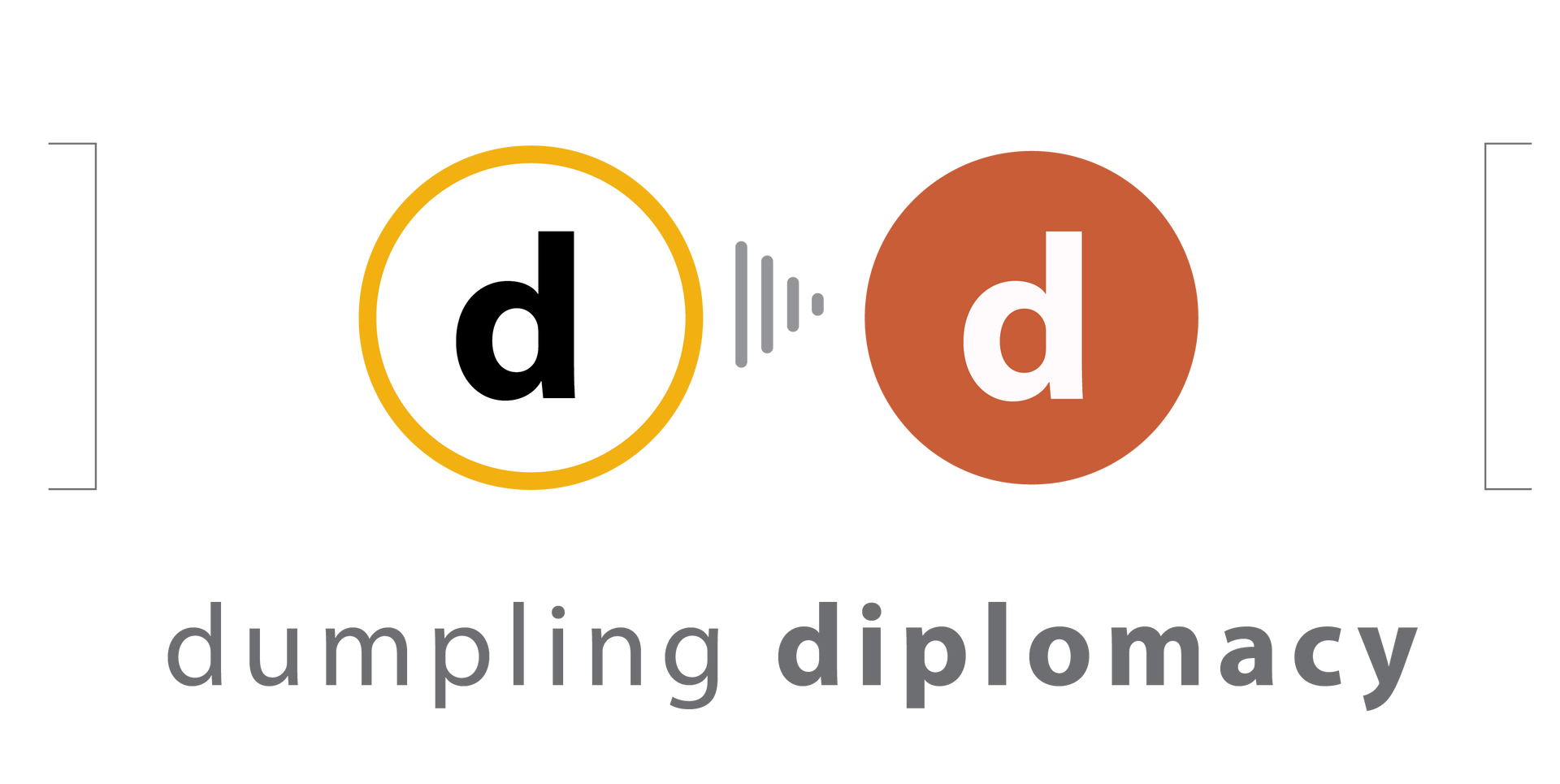 Dumpling Diplomacy logo: two circles with