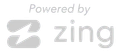 A logo for a company that is powered by zing