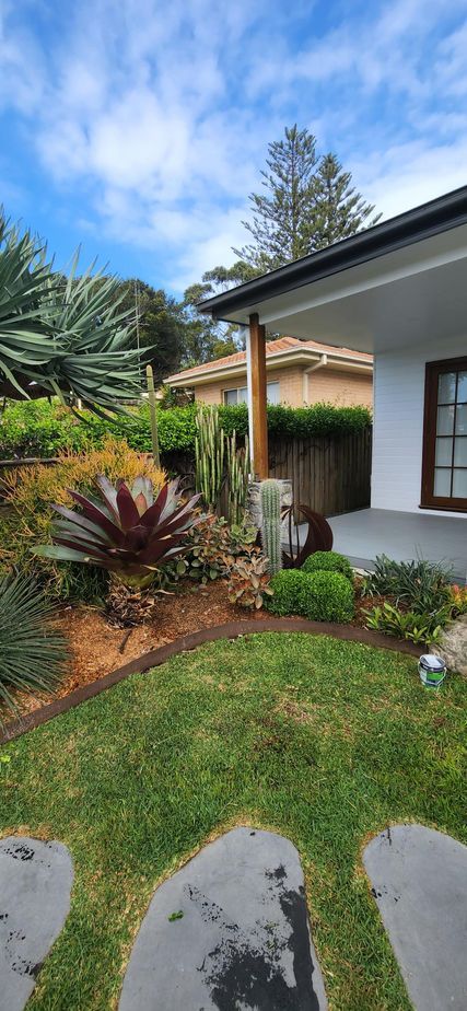 Bright Green Garden And Lawn — Landscaping inspiration in Matcham, Central Coast