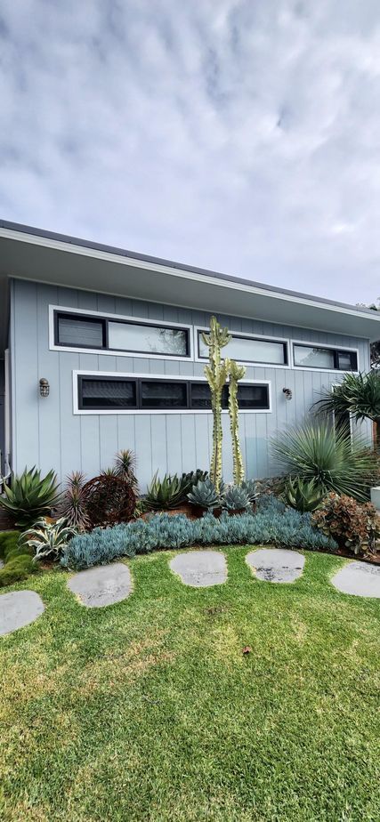 Garden With Cactus Plant And Stone Path — Landscaping inspiration in Matcham, Central Coast