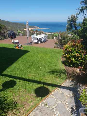 Top View of the Green Lawn and a House — Landscaping inspiration in Matcham, Central Coast