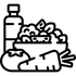icon Schüssel mit Gemüse und Salat