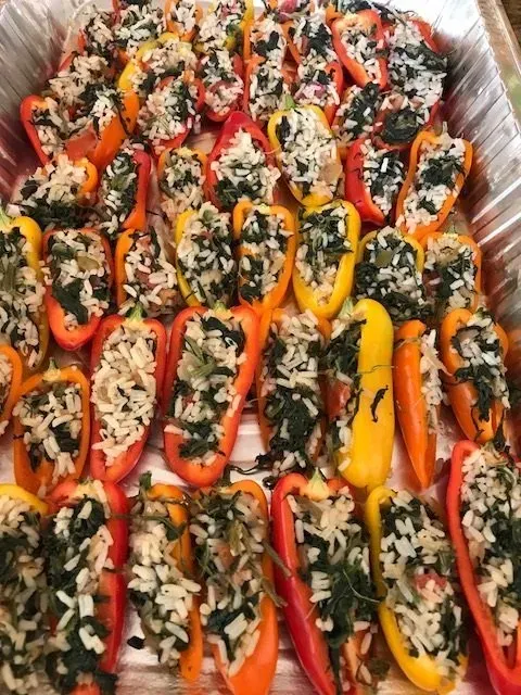 There are many different types of vegetables on the plate.