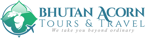 We Take You Beyond The Ordinary Bhutan Acorn Tours & Travel Logo - We take you beyond the ordinary