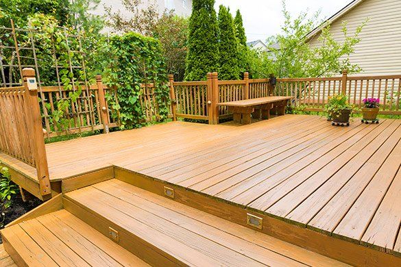 Wooden Deck With Steps — Beaver Damn, WI — Heimerl Corporation Wooden Deck With Steps — Beaver Damn, WI — Heimerl Corporation