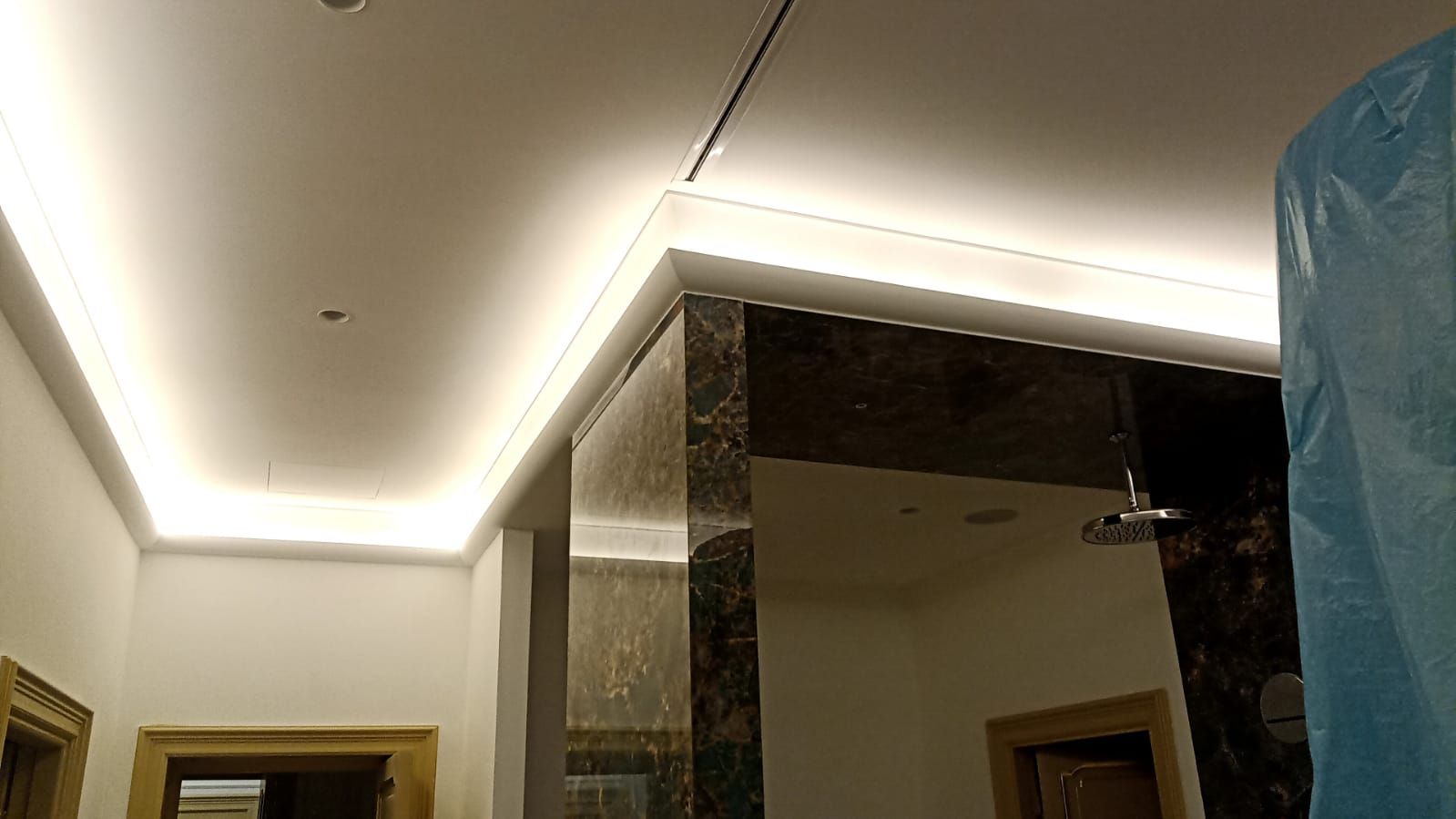 porta led in cartongesso