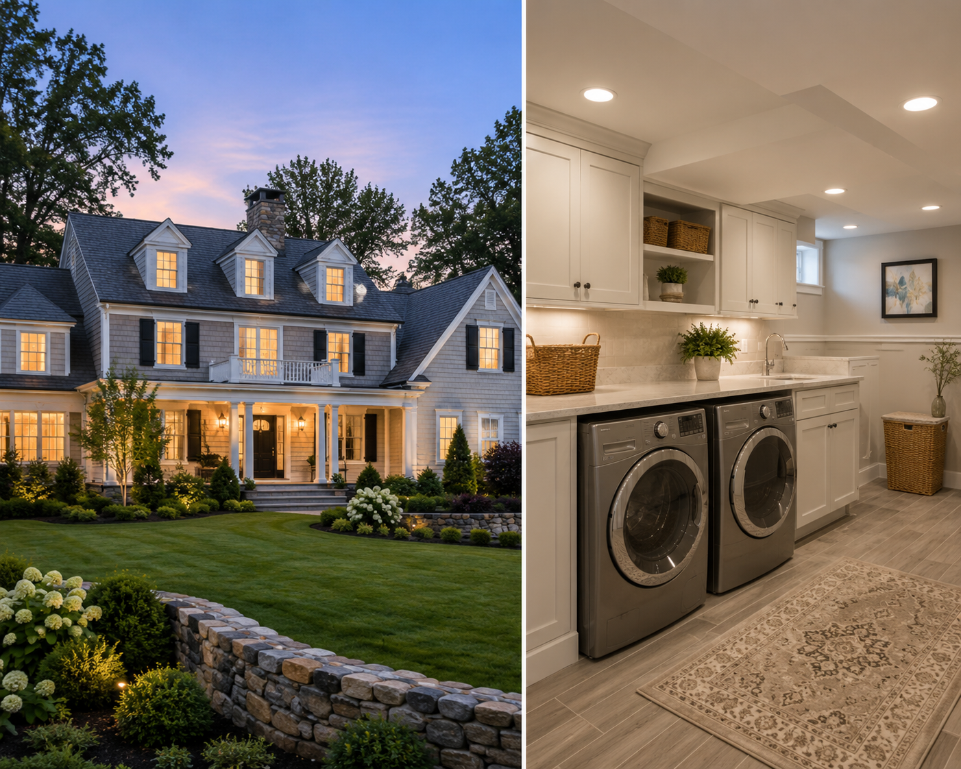 Dryer vent cleaning in Lexington, MA at an oversized Cape-style home with lint removal from a residential dryer vent exhaust system.