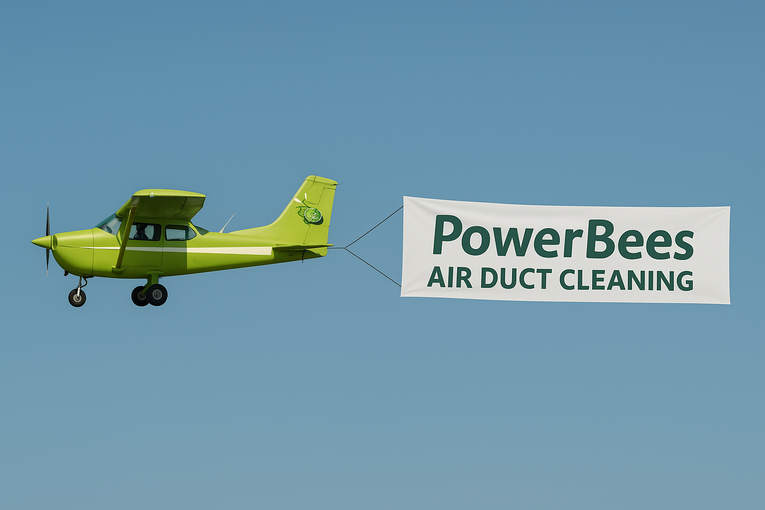 Fly with PowerBees for your next air duct cleaning in Carlisle