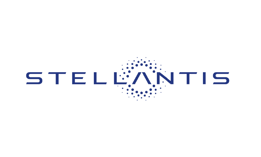 The stellantis logo is on a white background.