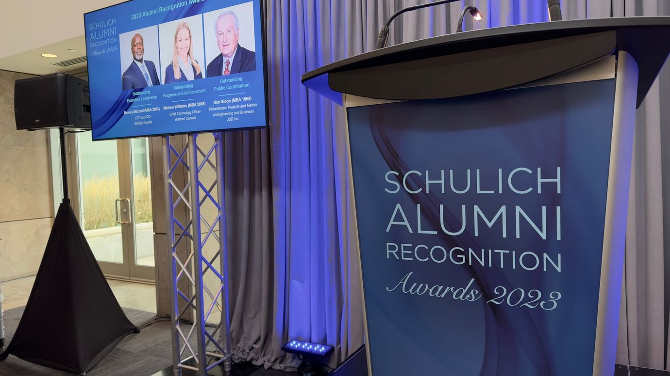 Schulich School of Business Awards, Audio-Visual Services by Multi Tech Audio Visual