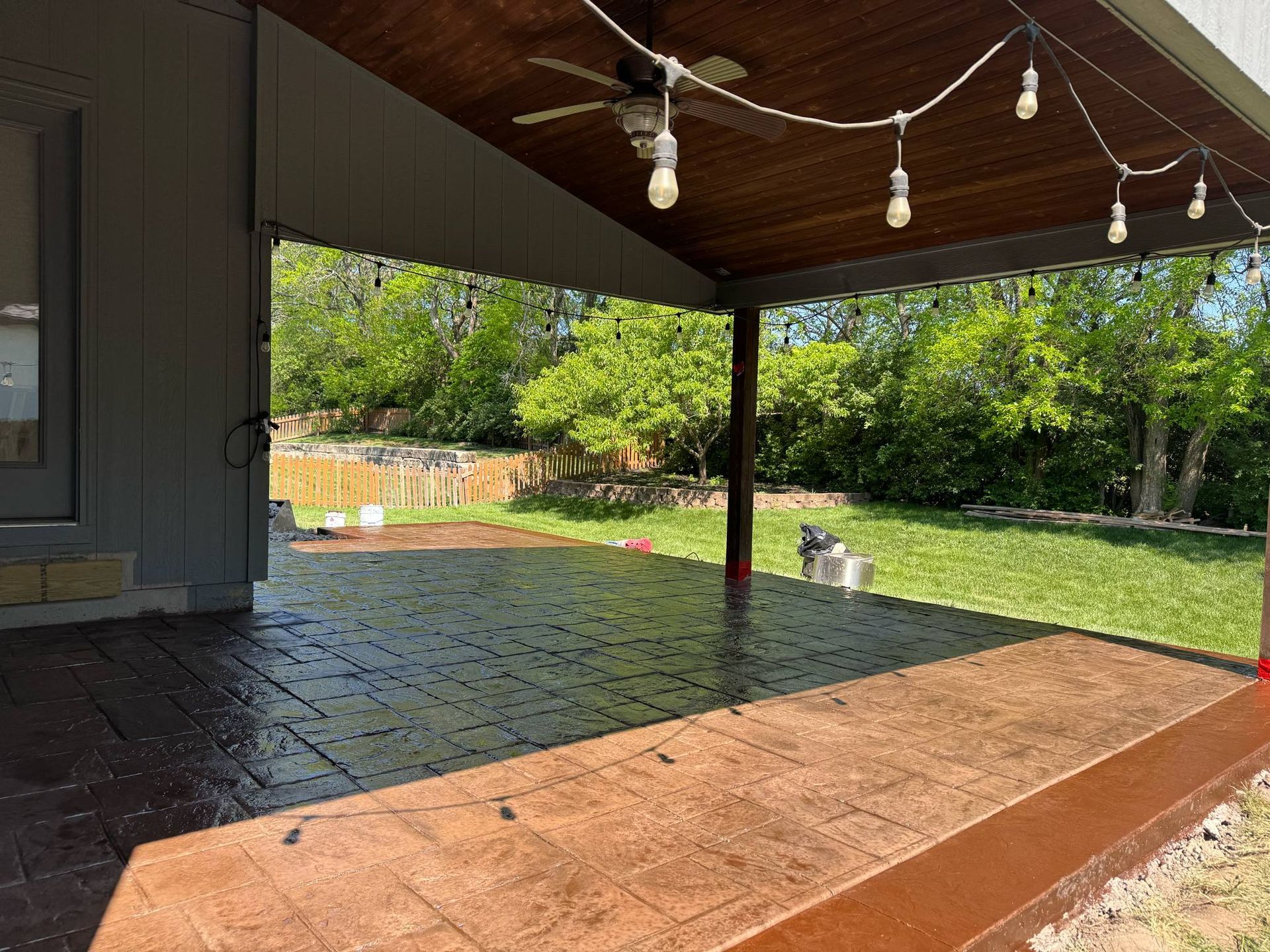 fresh covered patio