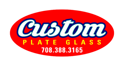 CUSTOM PLATE GLASS LOGO