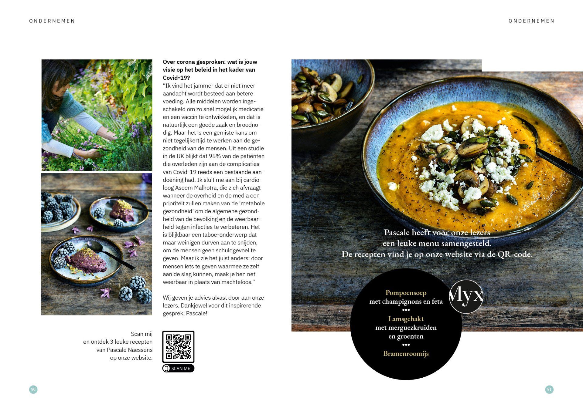 Myx Magazine grafische vormgeving