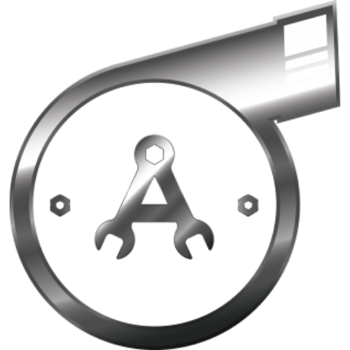 Gray metallic washer/key-shaped mechanical inside turbo