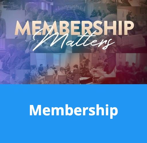 A poster that says membership matters