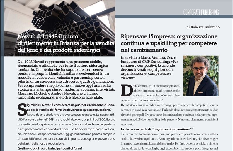 Novati: dal 1948 eccellenza e ferro in Brianza. 