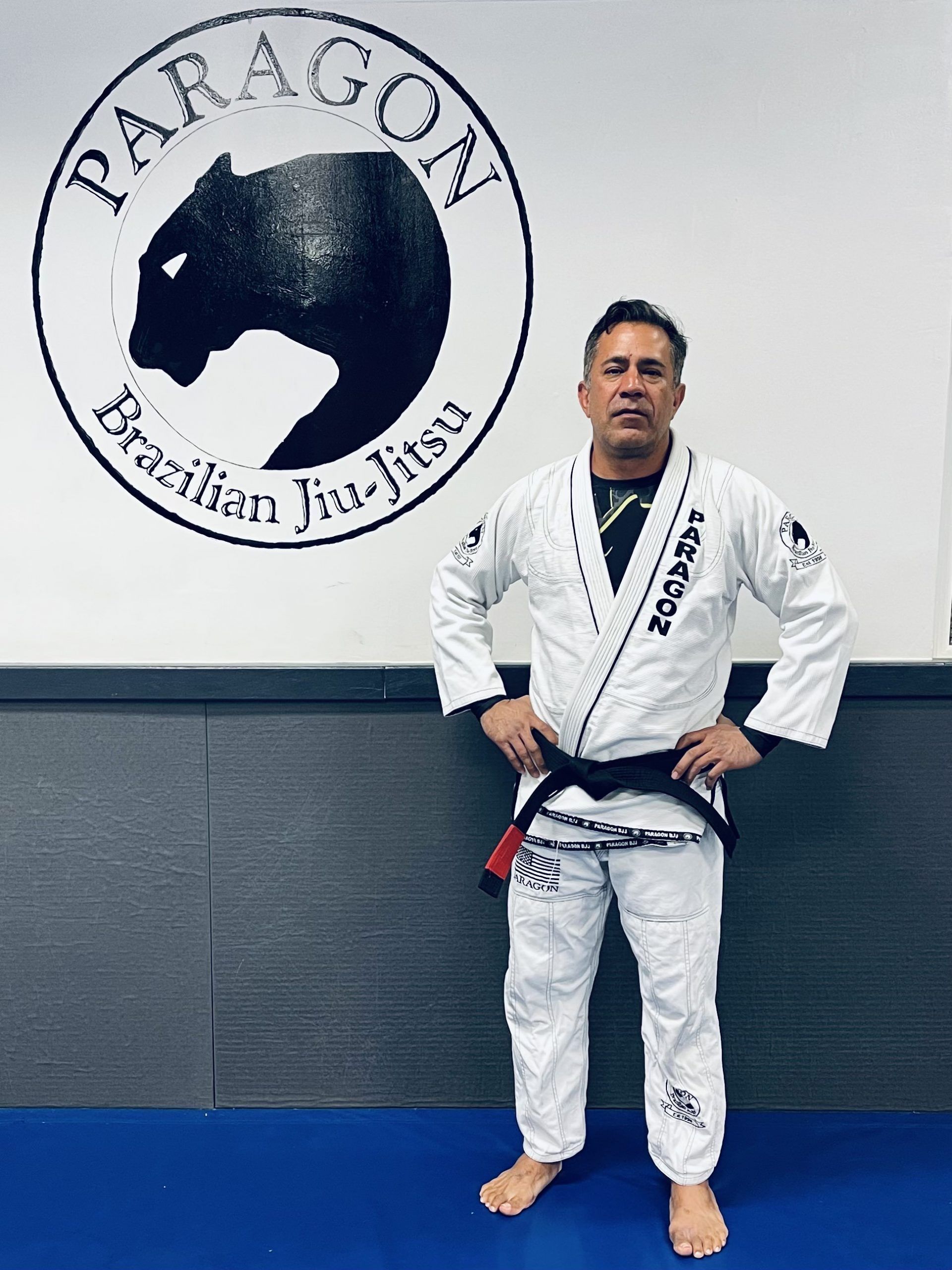 Adults practice Brazilian Jiu-Jitsu drills at Paragon Simi Valley in Simi Valley, CA to build balance and mobility.