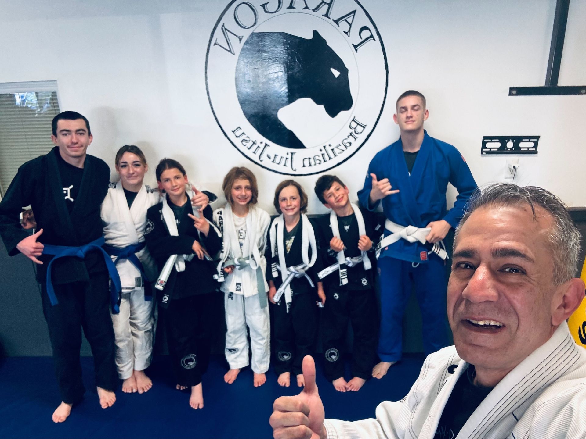 Beginners practicing positional control at Paragon Simi Valley in Simi Valley, CA for safer, faster BJJ progress.