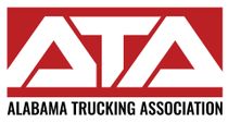 The Alabama Trucking Association logo: white stylized 