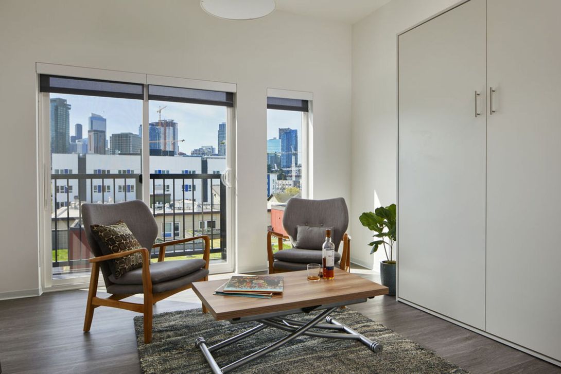 second photo of the living area