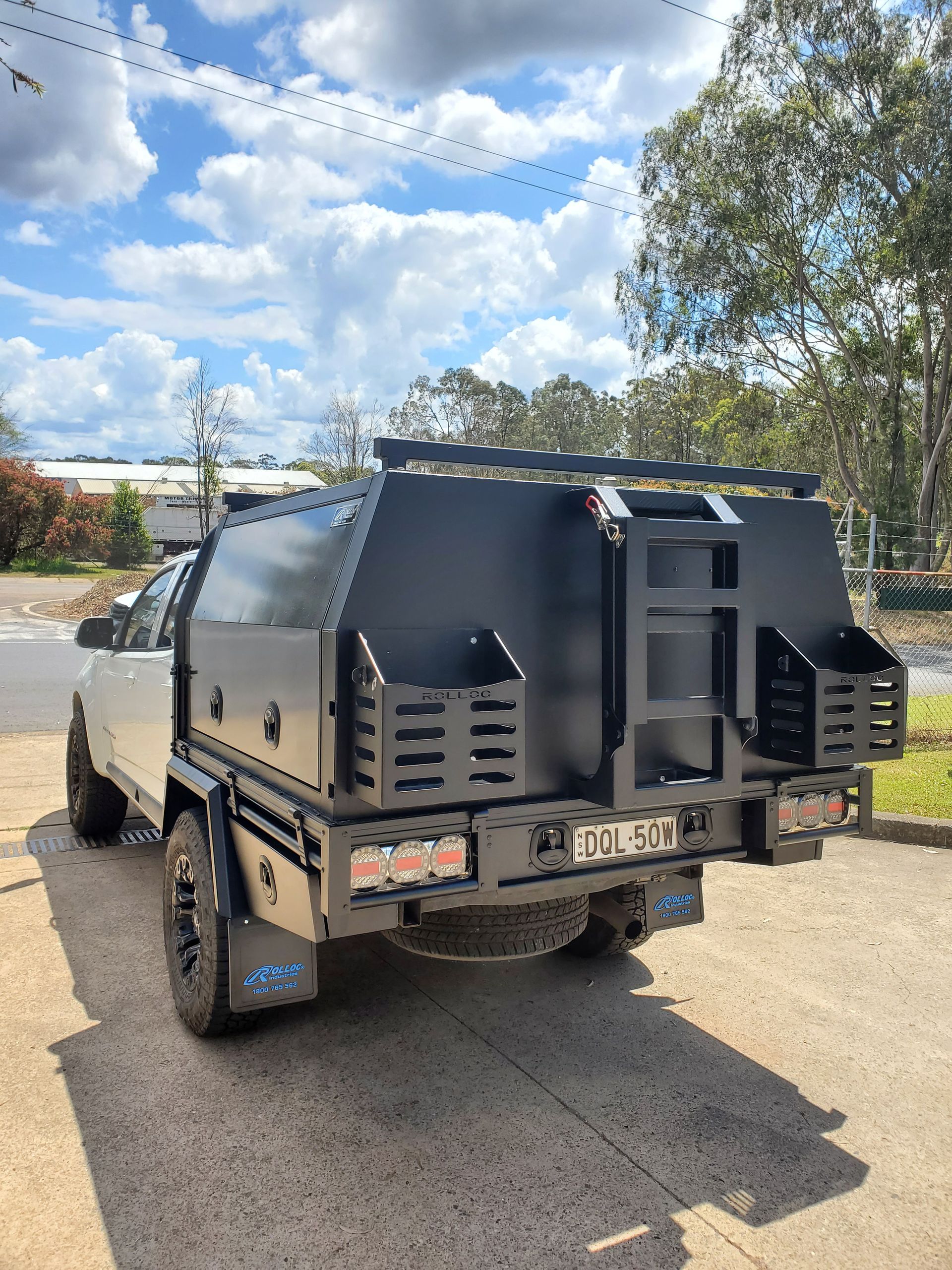 Canopy Fold Down Ladder — Wilberforce, NSW — Rolloc Industries