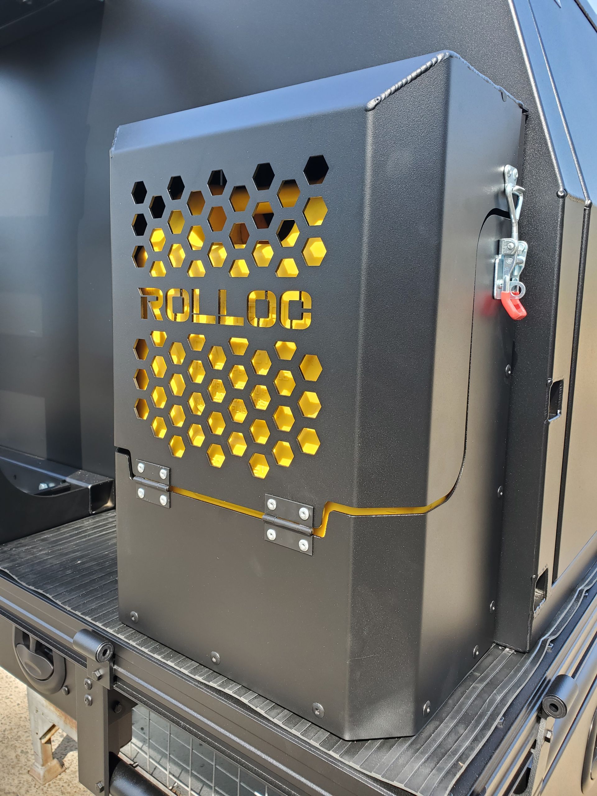 Jerry Can Holder with Cover — Wilberforce, NSW — Rolloc Industries