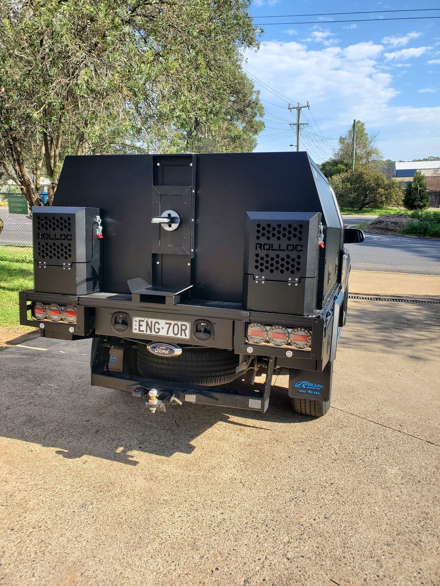 Canopy Spare Wheel Bracket — Wilberforce, NSW — Rolloc Industries