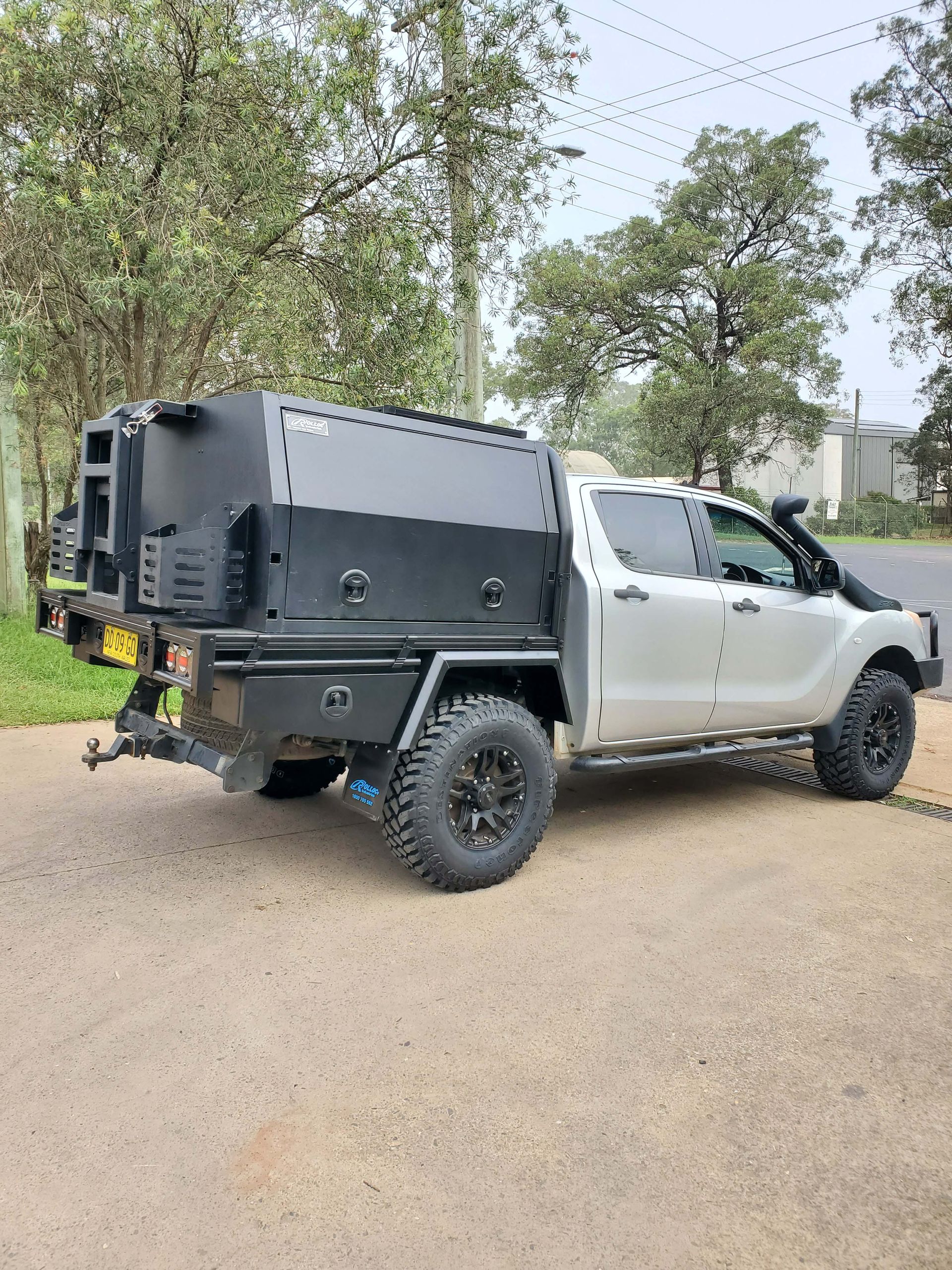 Truck with Full Size Canopy — Wilberforce, NSW — Rolloc Industries