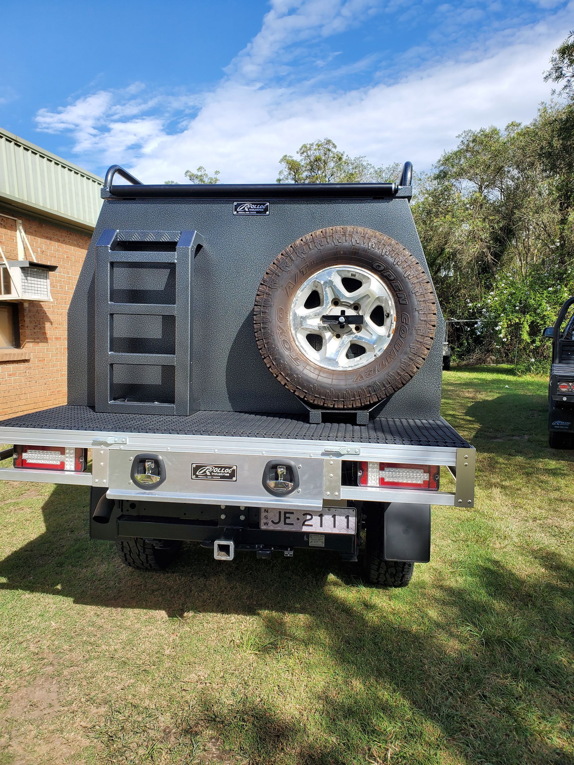 Landcruiser with Custom Size Canopy — Wilberforce, NSW — Rolloc Industries