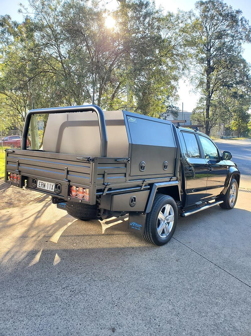 Pick Up Car With Drawers — Wilberforce, NSW — Rolloc Industries