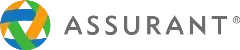 A logo for a company called assurant with a colorful circle in the middle.