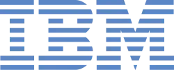 The IBM logo, consisting of the letters