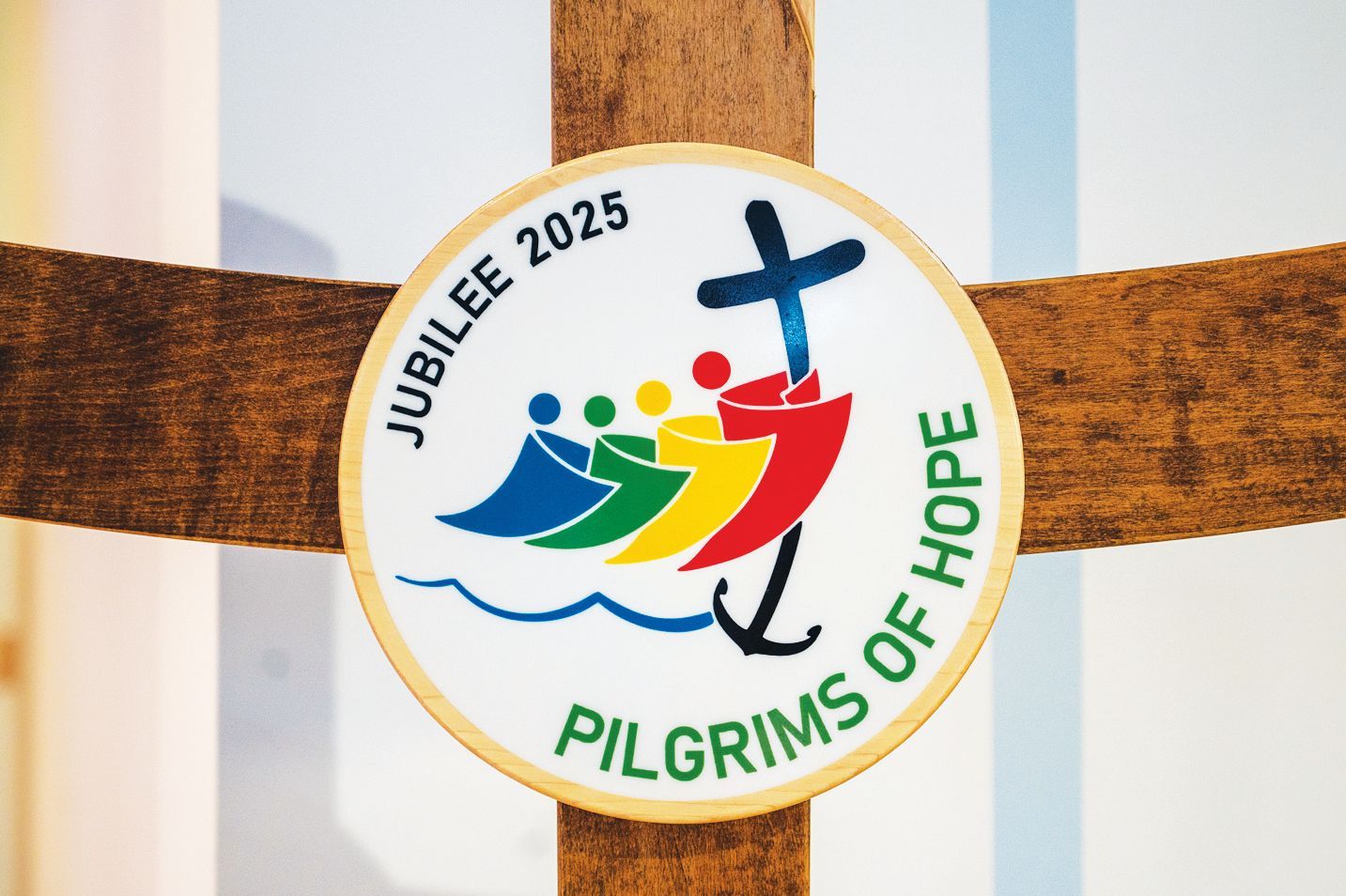 A circular logo for
