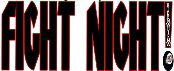 The word fight that is on a white background