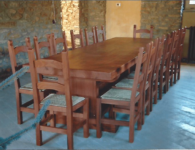 sedie e tavoli